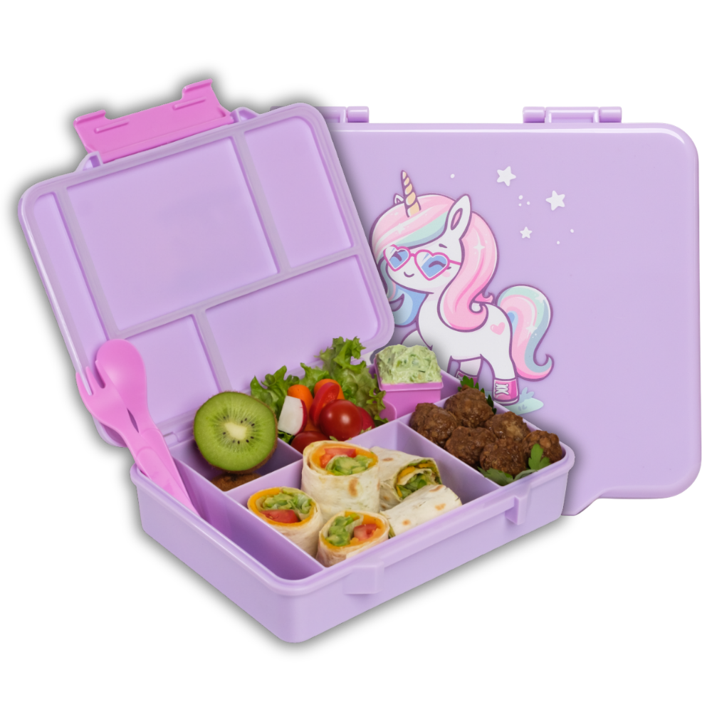 Kids Lunchbox (Unicorn - Purple)