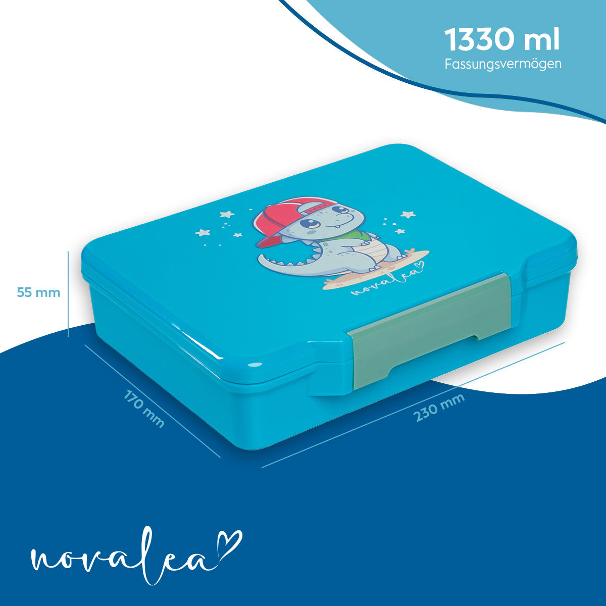 Kids Lunchbox (Dino - Green)