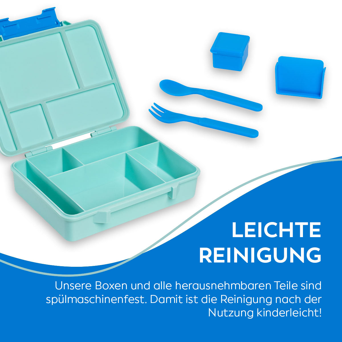 Kids Lunchbox (Dino - Blue)