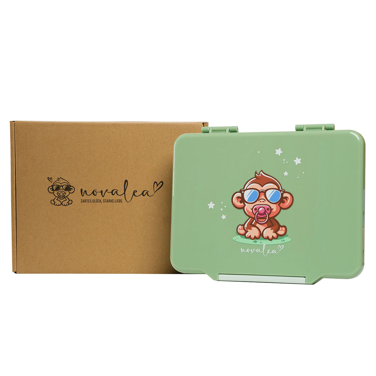 Kids Lunchbox (Monkey - Green)
