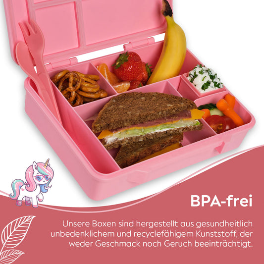 Kids Lunchbox (Unicorn - Pink)